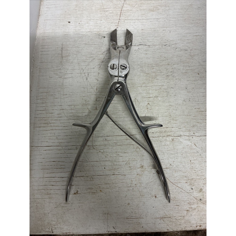 Bone Cutting Forceps Used Vtg 10" Stainless Steel 8
